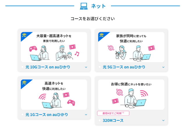 J:COM NET光が利用できるエリア